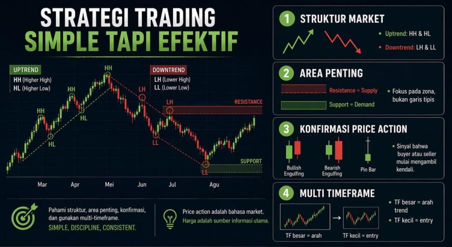 Metode Trading Forex Sakti yang Simple