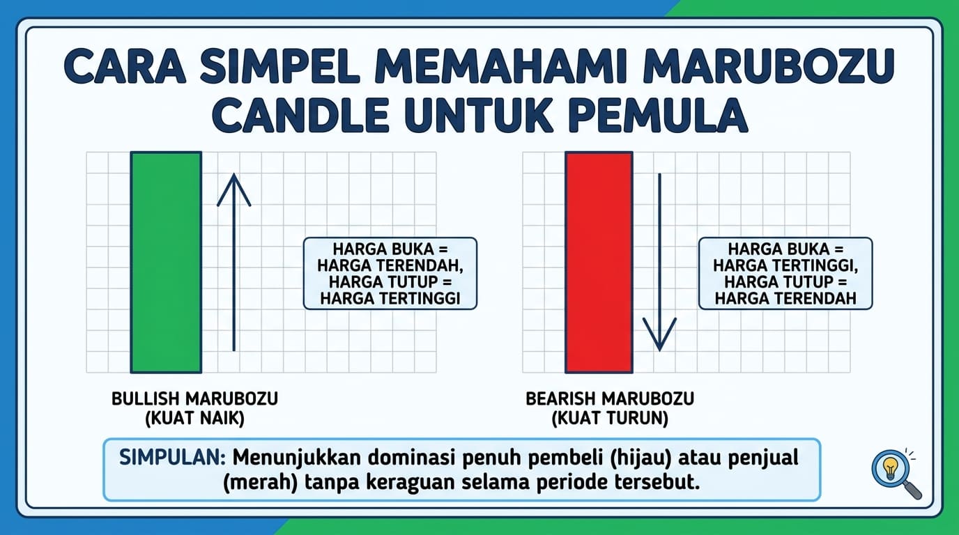 Cara Simpel Memahami Marubozu Candle