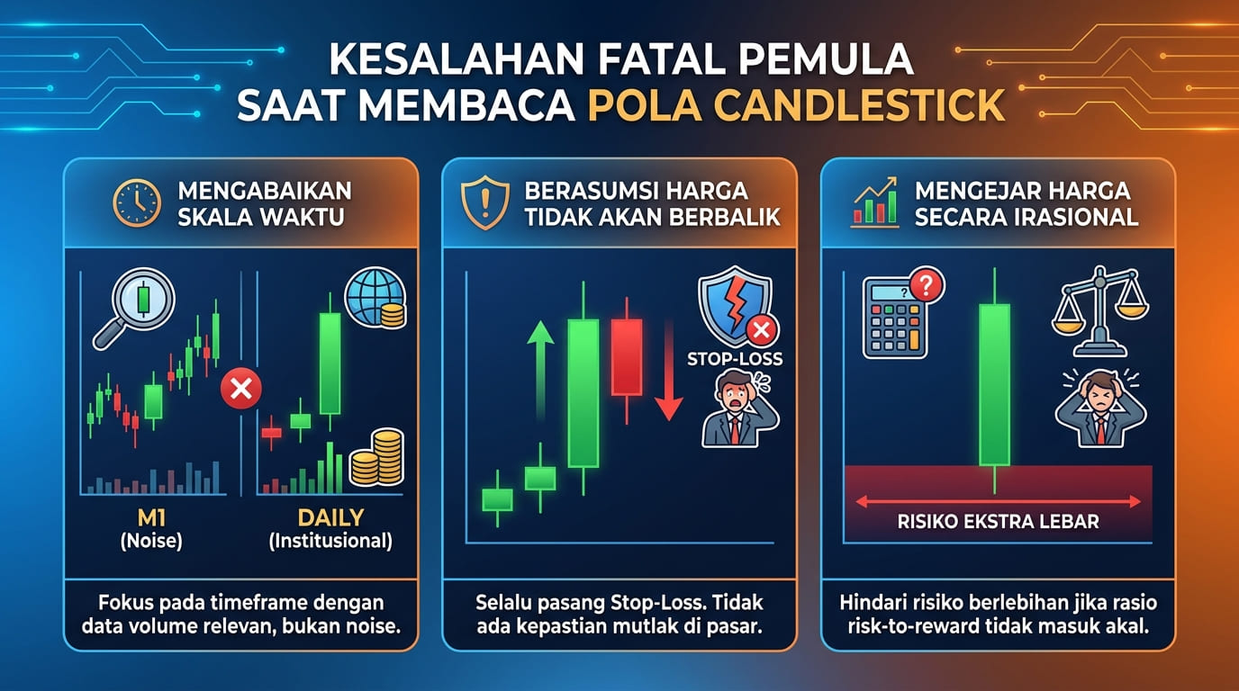 Kesalahan Pemula Membaca Candlestick