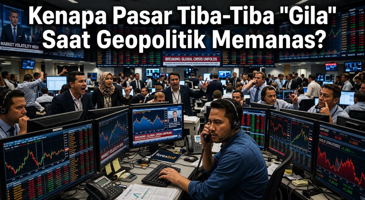 Pasar Tiba-Tiba "Gila" Saat Geopolitik Memanas