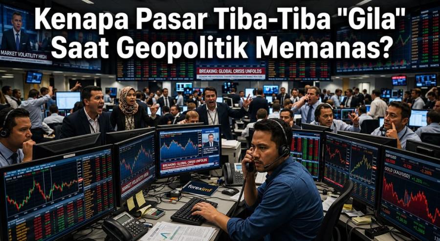 Pasar Tiba-Tiba "Gila" Saat Geopolitik Memanas