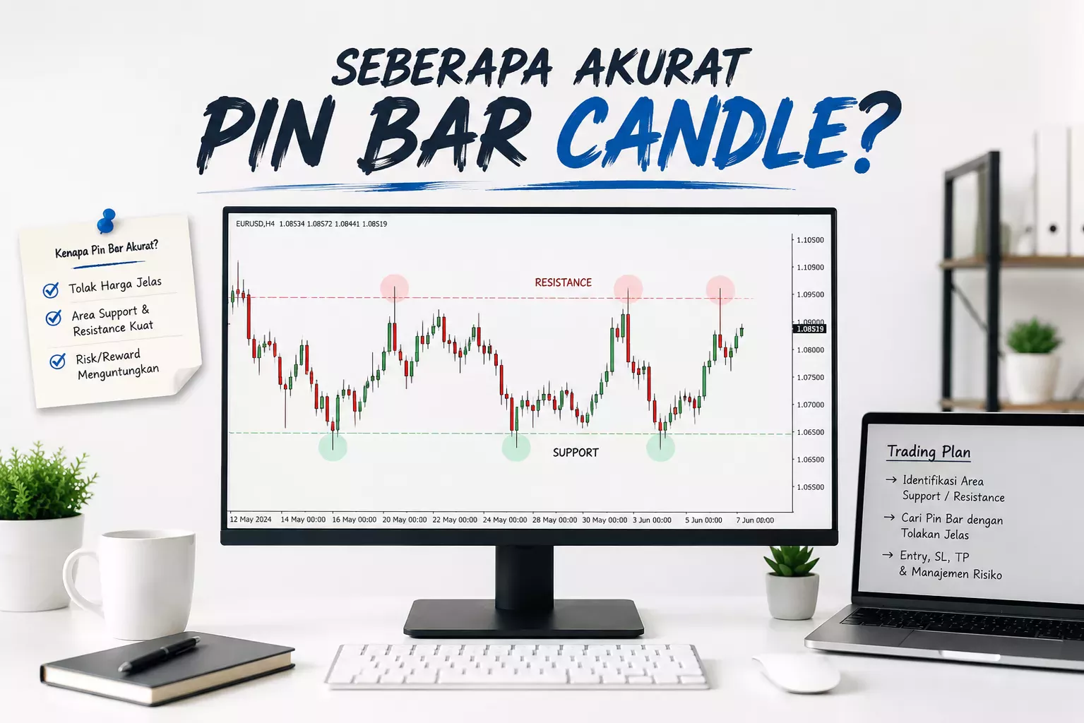 Seberapa Akurat Pin Bar Candle