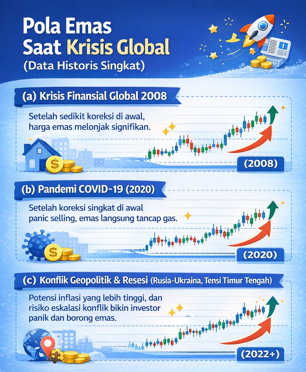 Prediksi Harga Emas Saat Krisi Global