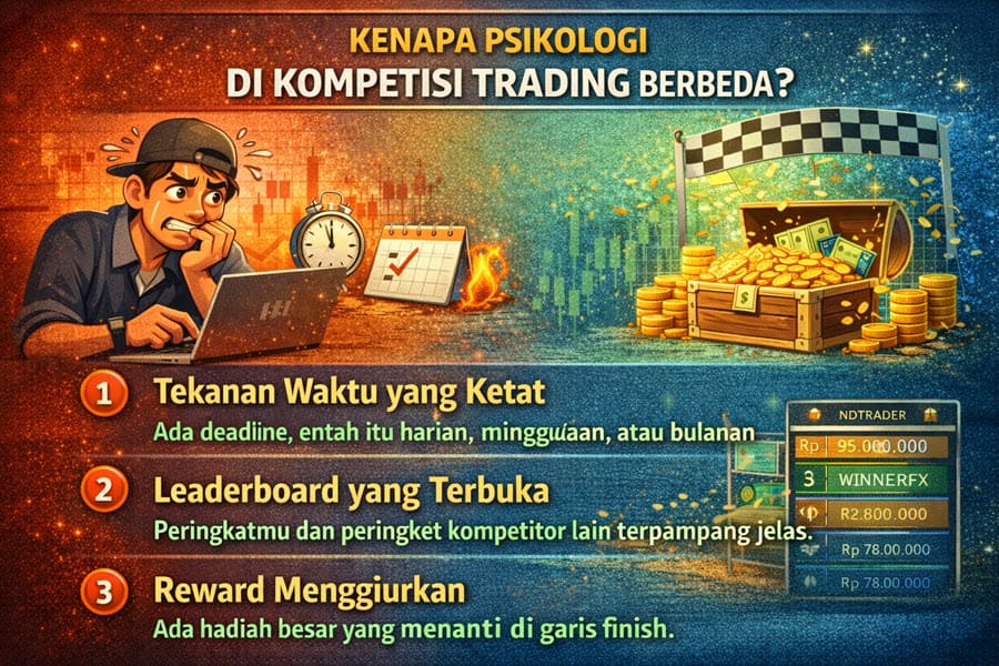 Psikologi di Kompetisi Trading Berbeda