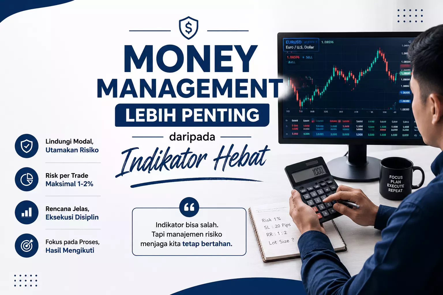 Money Management Lebih Penting daripada Indikator Hebat