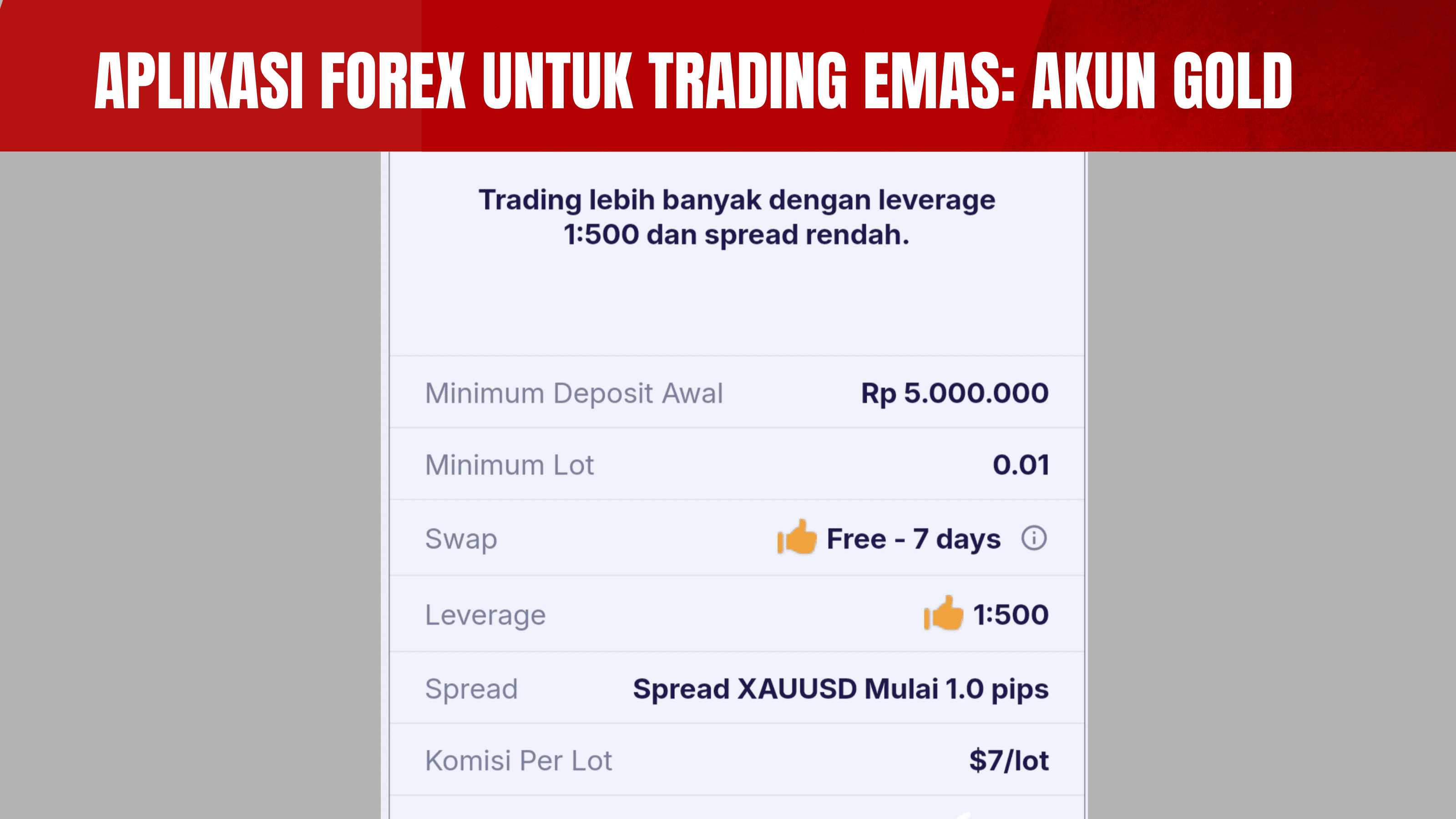 kelebihan akun gold