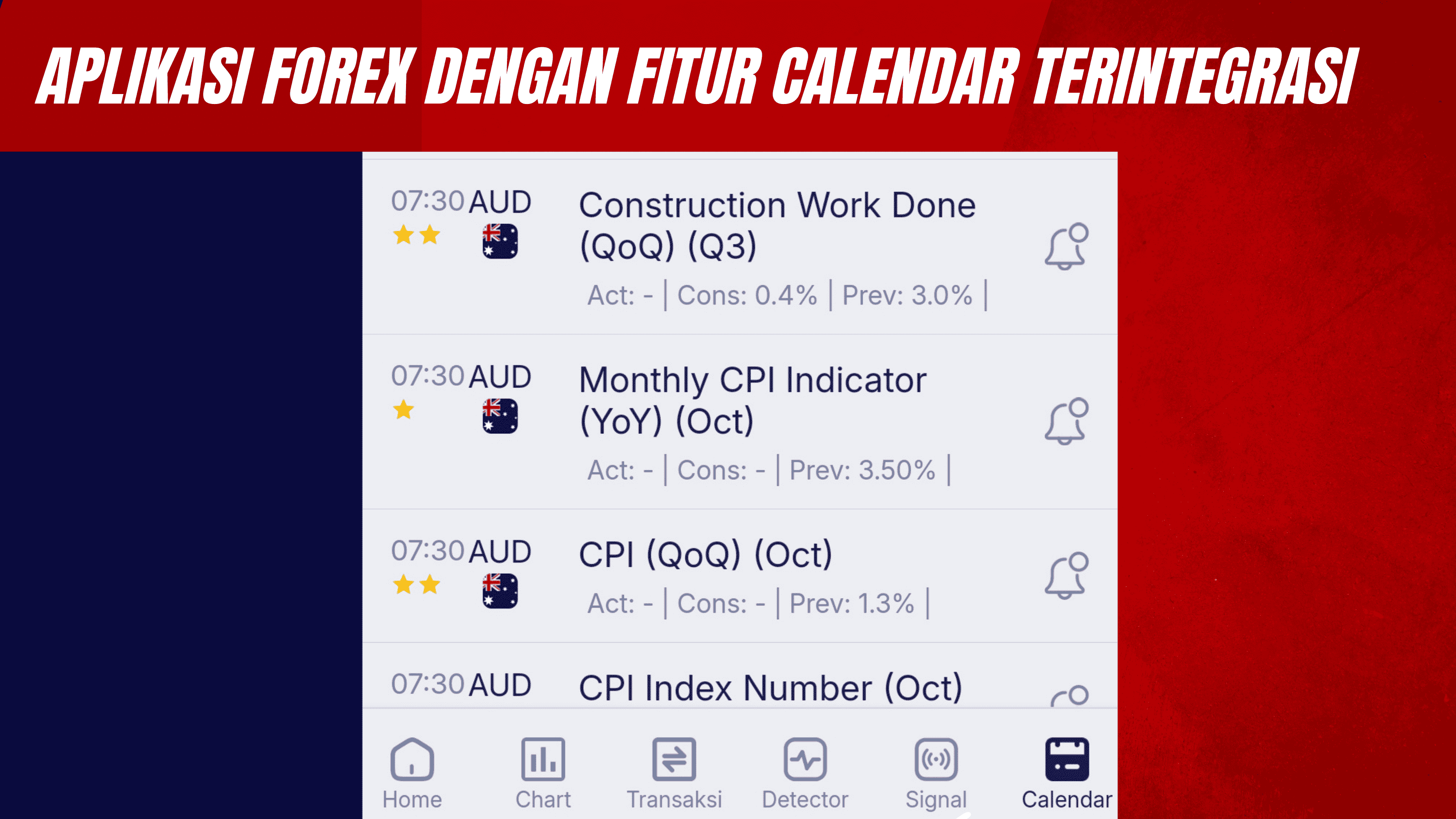 pantau kalender ekonomi