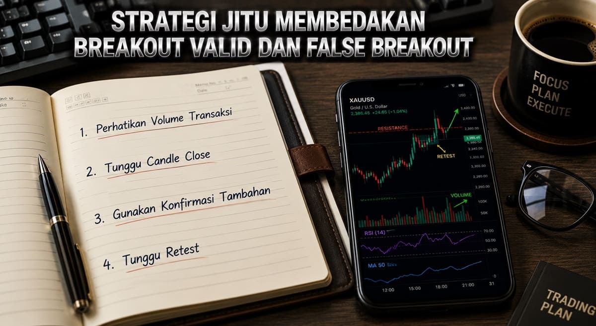 Membedakan Breakout Valid dan False Breakout