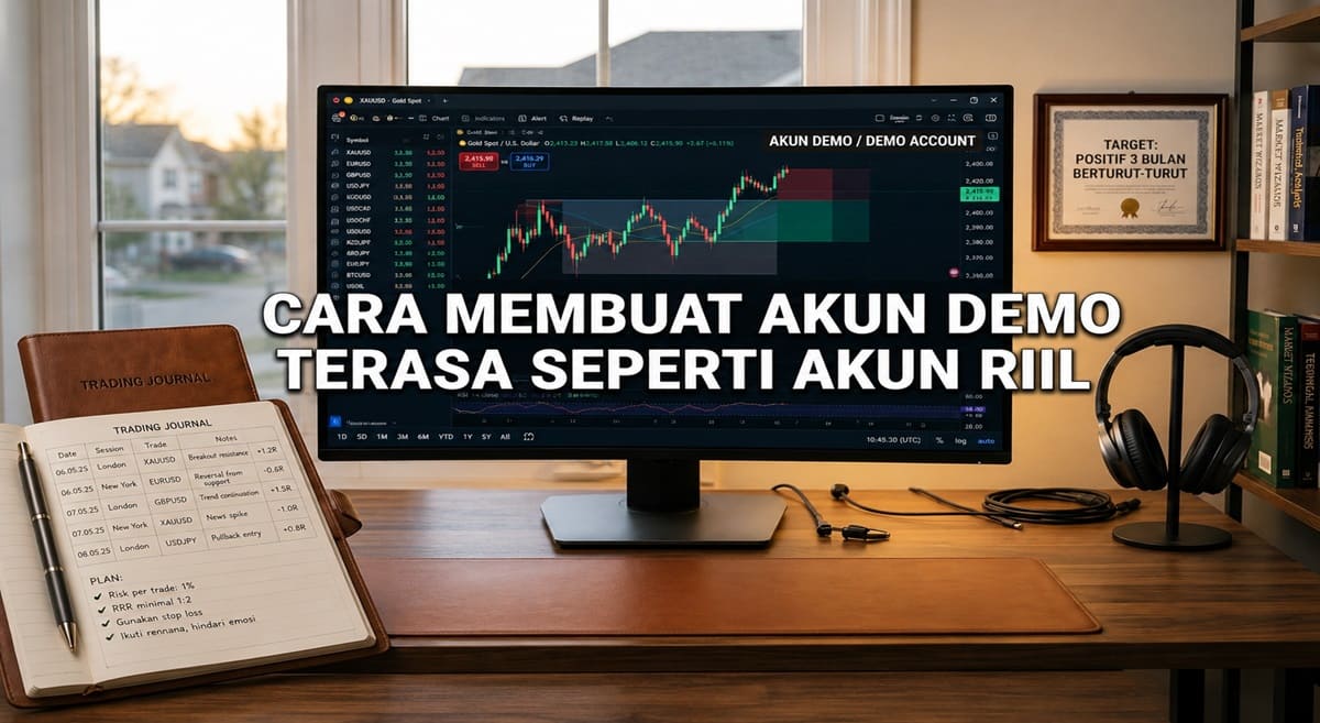 Cara Membuat Akun Demo Terasa Seperti Akun Riil