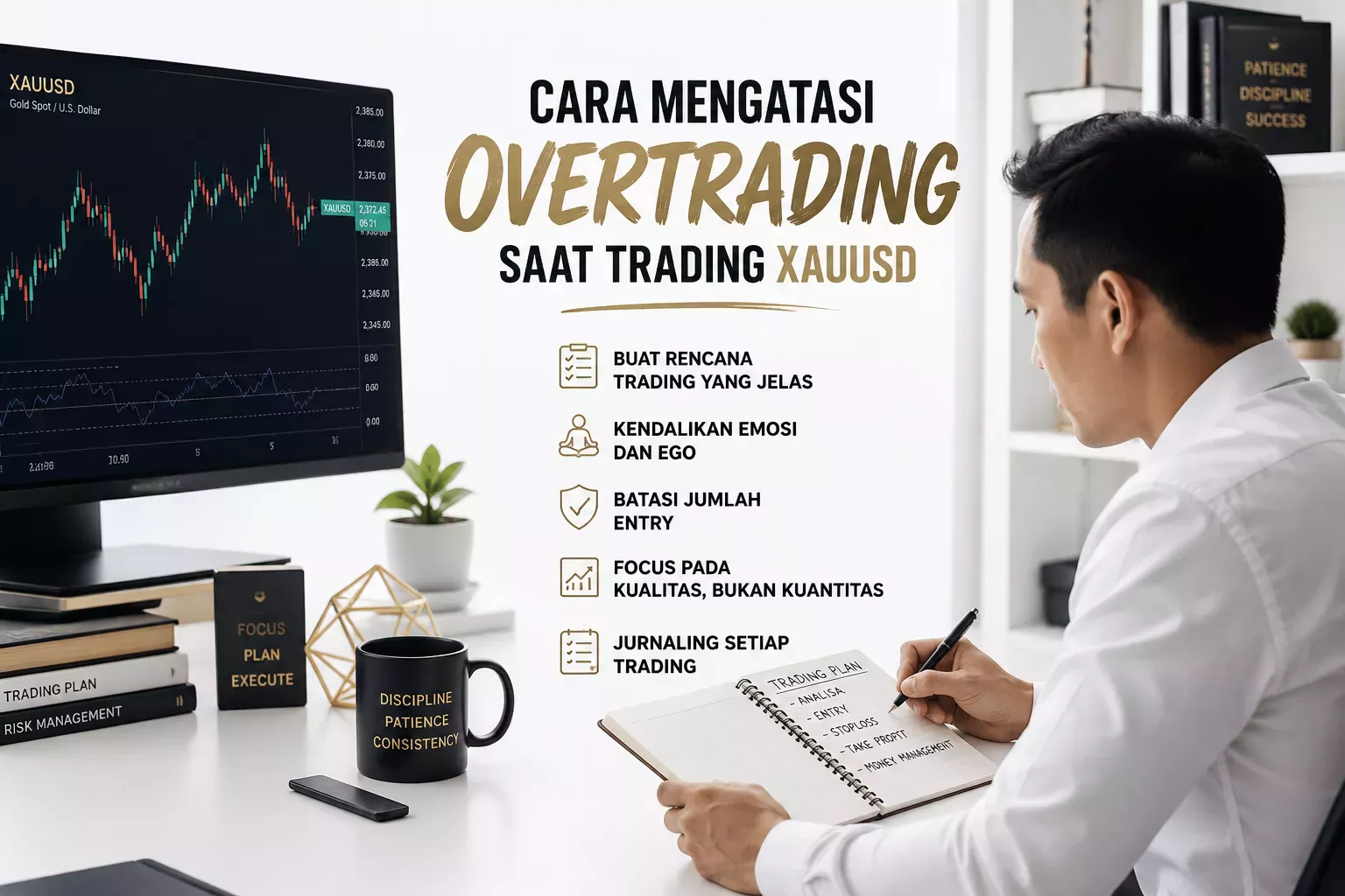 Cara Mengatasi Overtrading Saat Trading XAUUSD