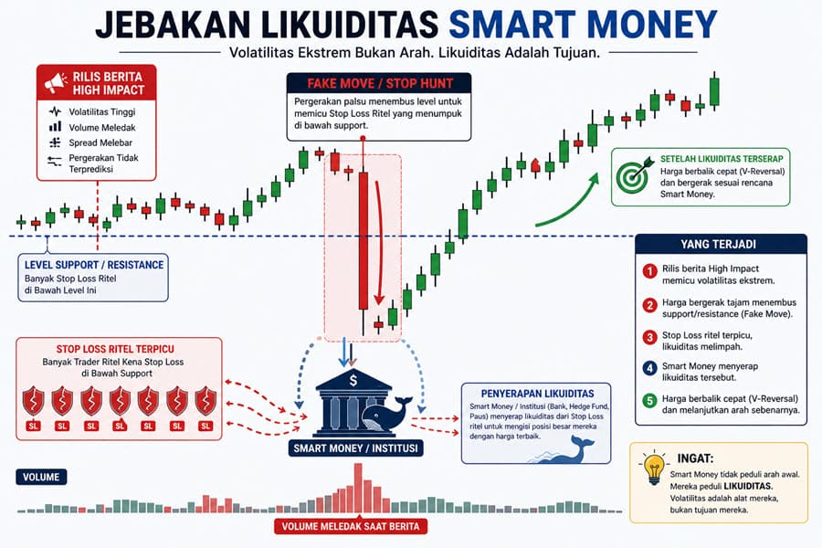 Jebakan Likuiditas Smart Money