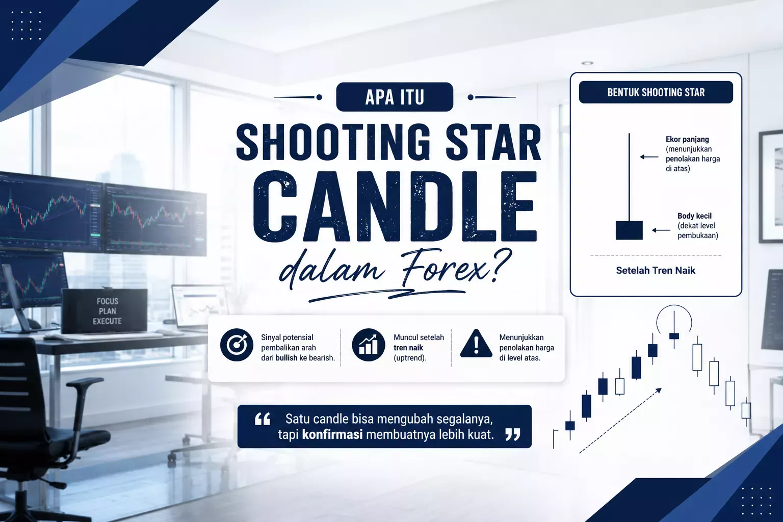 Shooting Star Candle