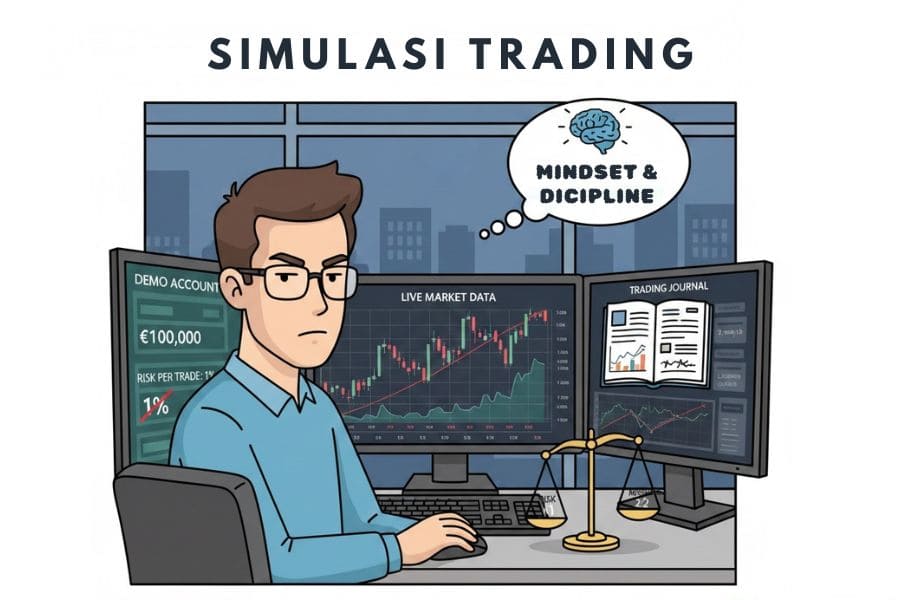 cara jitu melakukan simulasi trading
