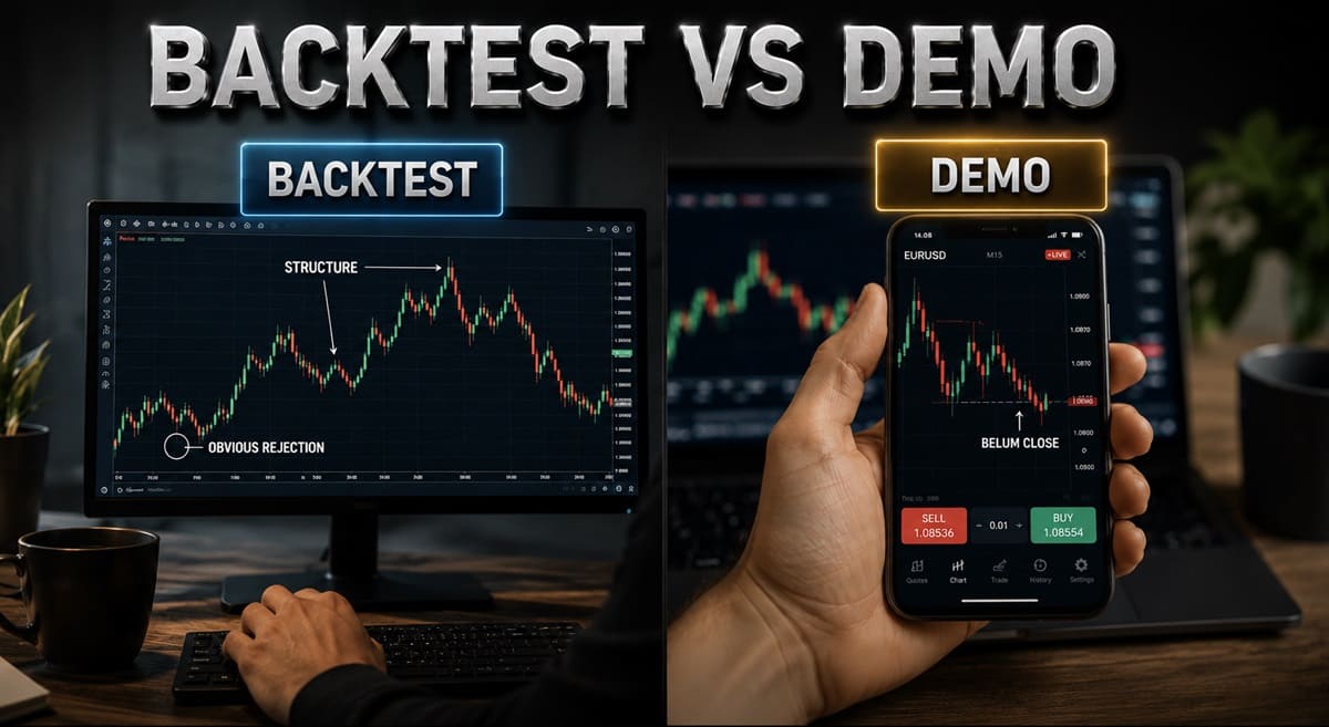 Backtest vs Demo