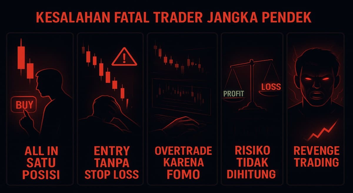 kesalahan trader jangka pendek