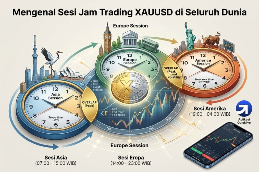 Mengenal Jam Trading XAUUSD