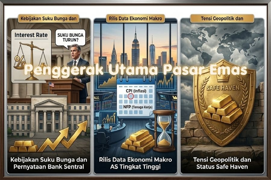 Penggerak Utama Pasar Emas