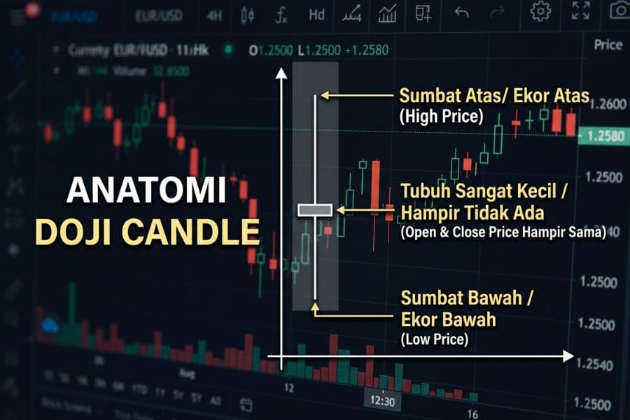 Anatomi Doji Candle