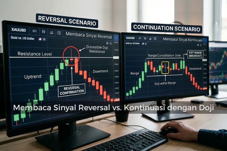 Sinyal Reversal vs. Kontinuasi