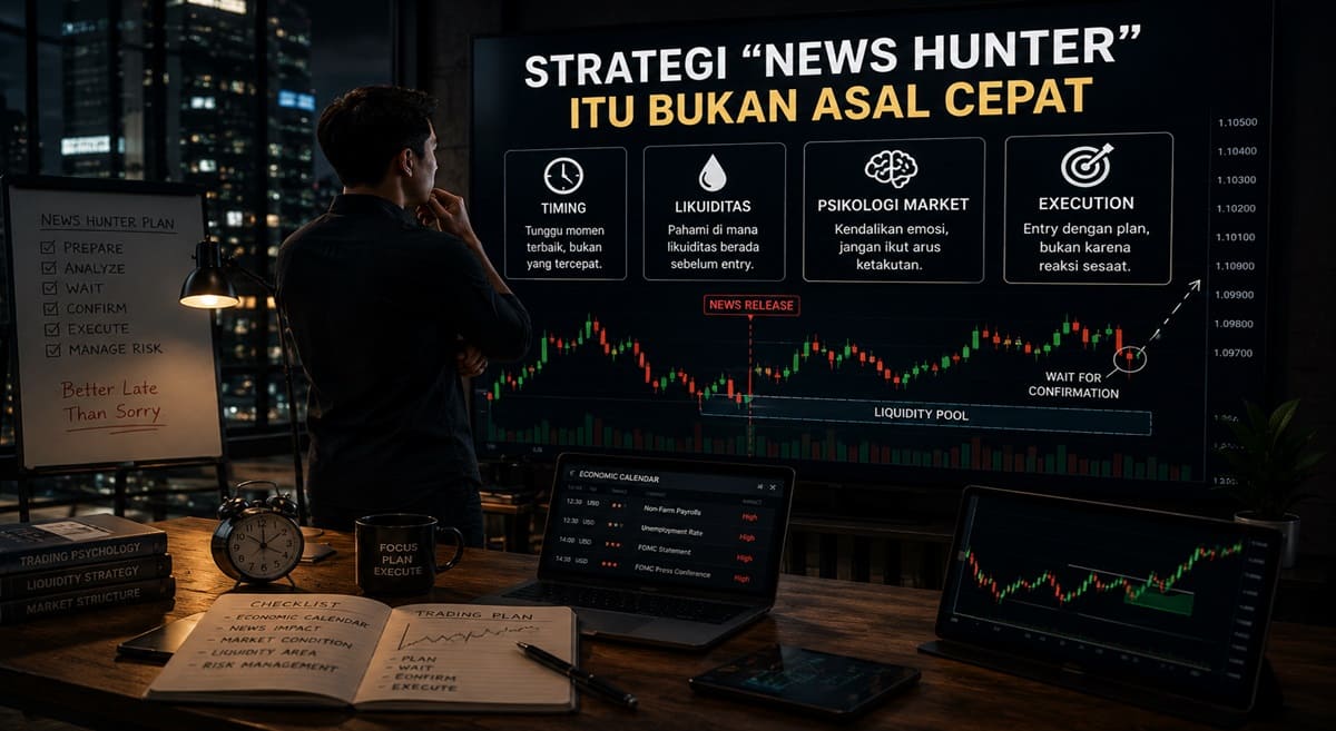 Strategi “News Hunter” Bukan Asal Cepat