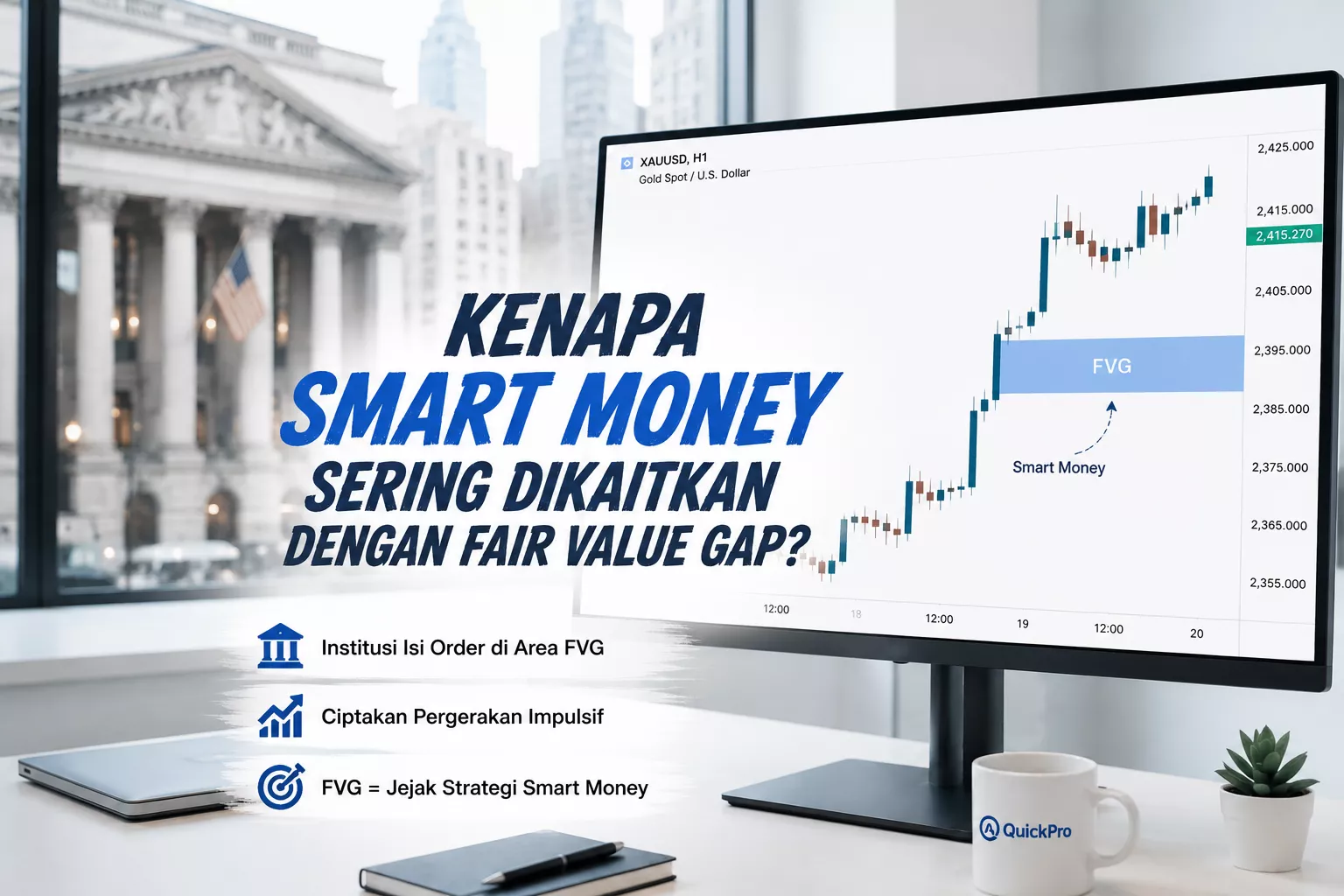 Smart Money Sering Dikaitkan dengan Fair Value Gap