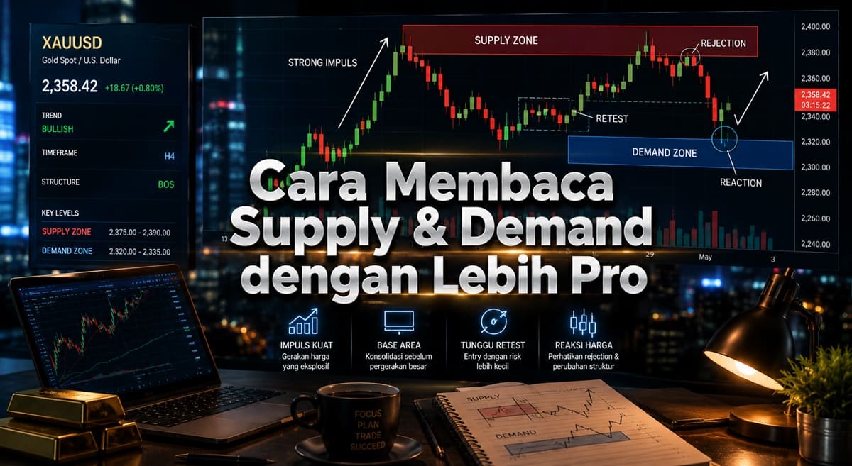 Cara Membaca Supply & Demand