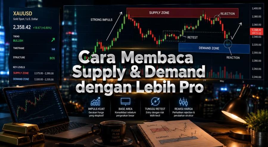 Cara Membaca Supply & Demand