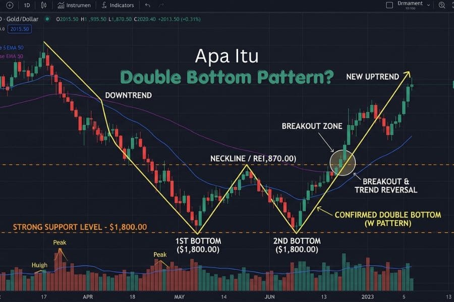 Apa Itu Double Bottom Pattern