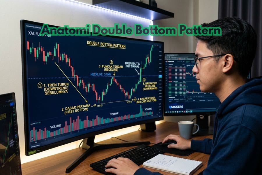 Anatomi Double Bottom Pattern