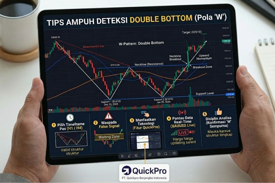Tips Ampuh Deteksi Double Bottom
