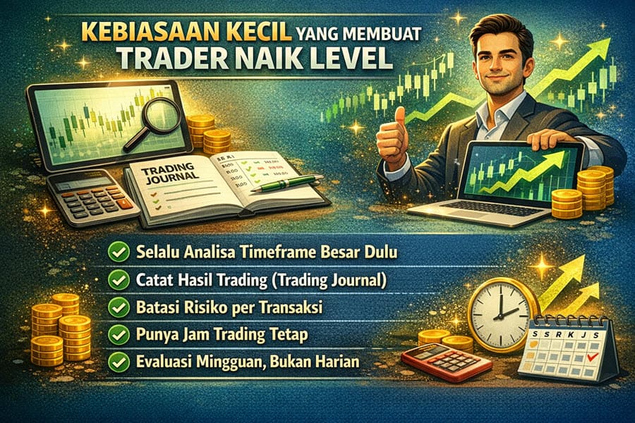 Kebiasaan yang Bikin Trader Naik Level