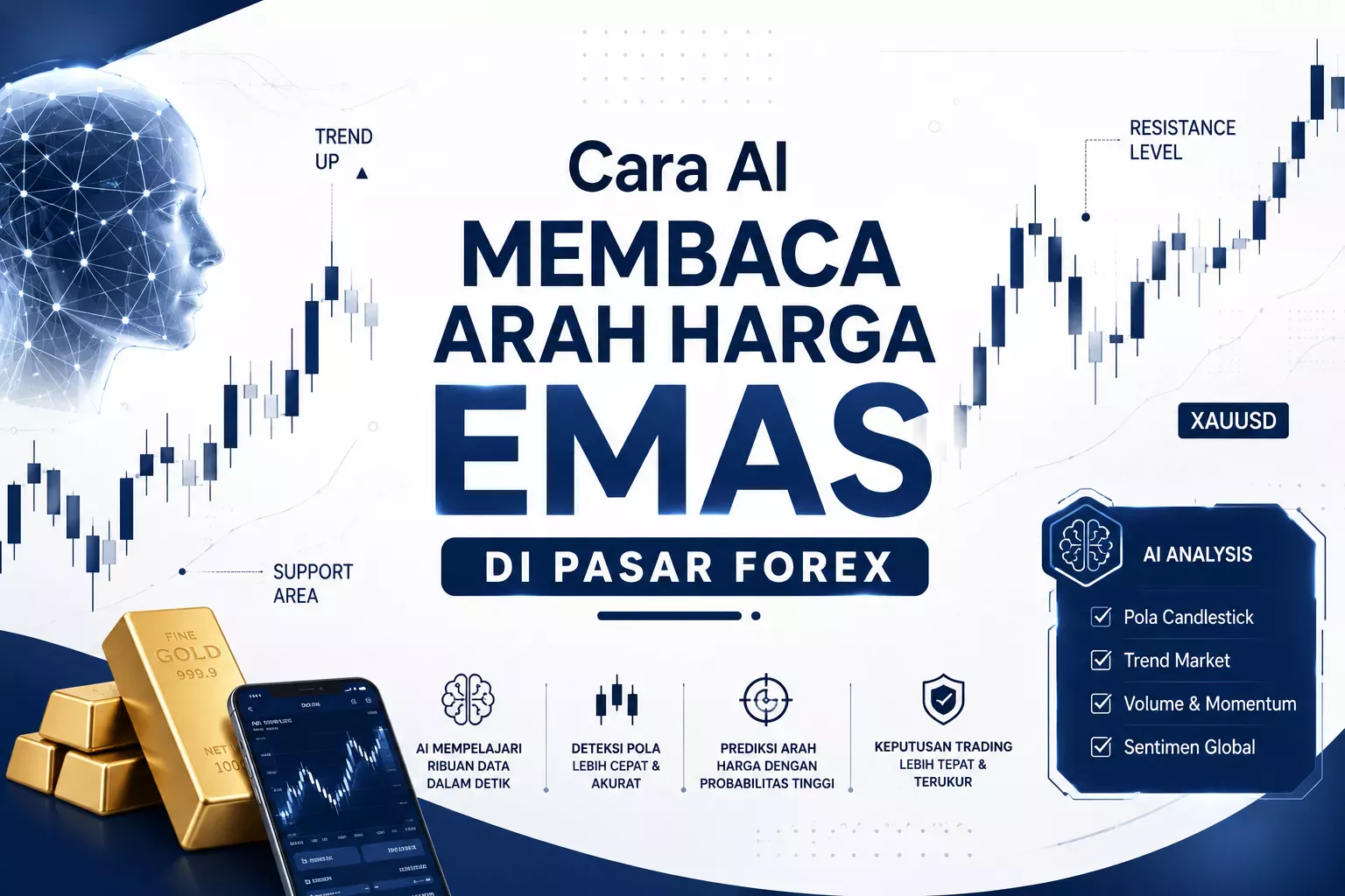 Cara AI Membaca Arah Harga Emas