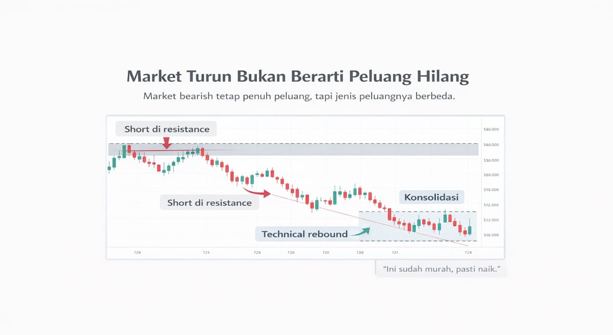 Market Turun Bukan Berarti Peluang Hilang