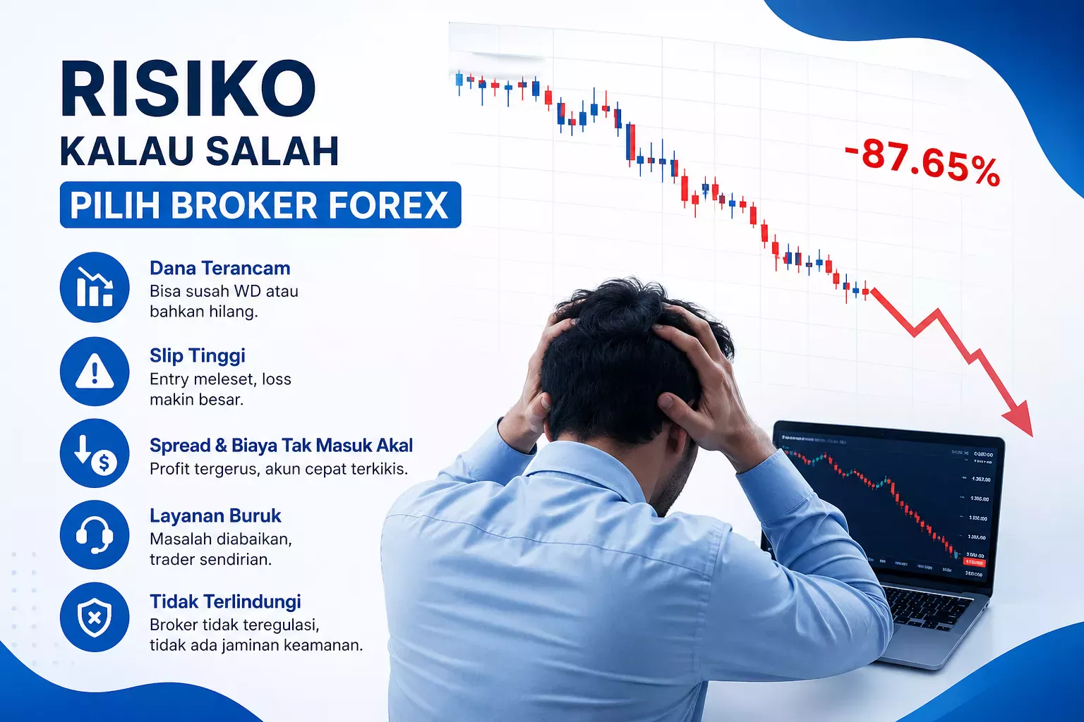 Risiko Kalau Salah Pilih Broker Forex