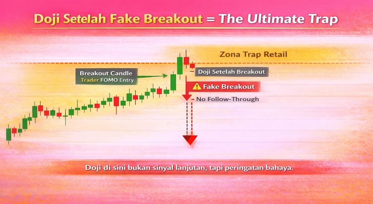 Doji Setelah Fake Breakout