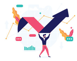 Latihan strategi trendline di akun demo