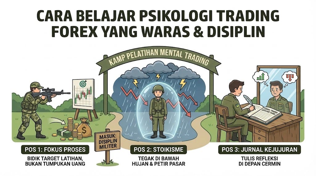 Cara belajar psikologi trading
