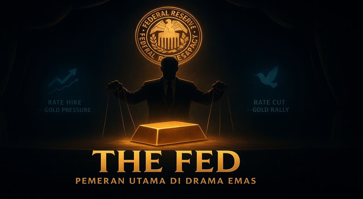 Peran The FED dalam pergerakan emas 