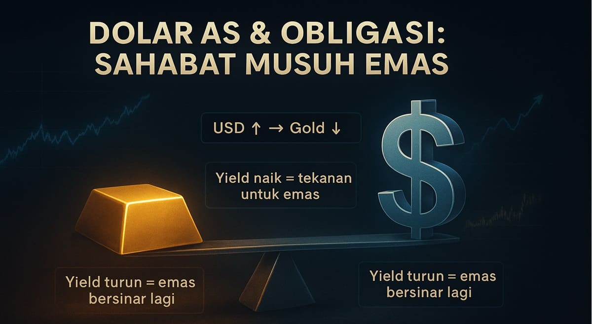 Dollar AS VS Gold