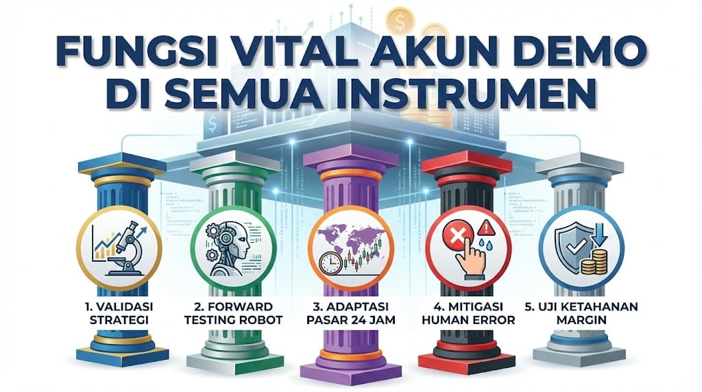 fungsi vital akun demo