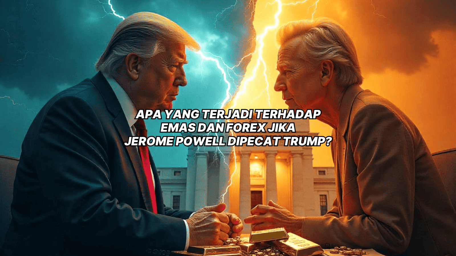Trump dan jerome Powell