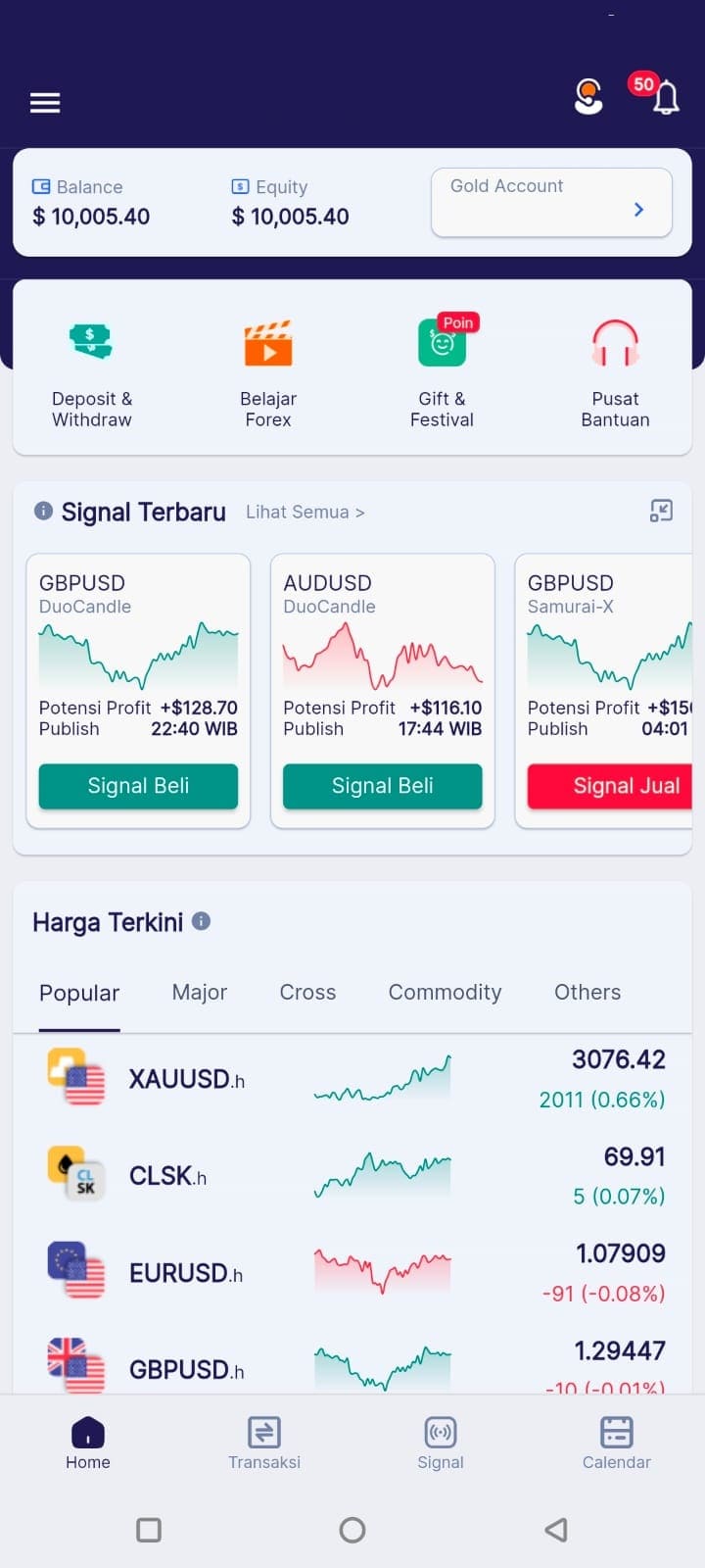 Aplikasi QuickPro FOREXimf