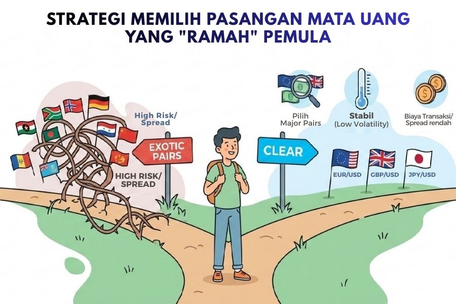 Memilih pasangan mata uang