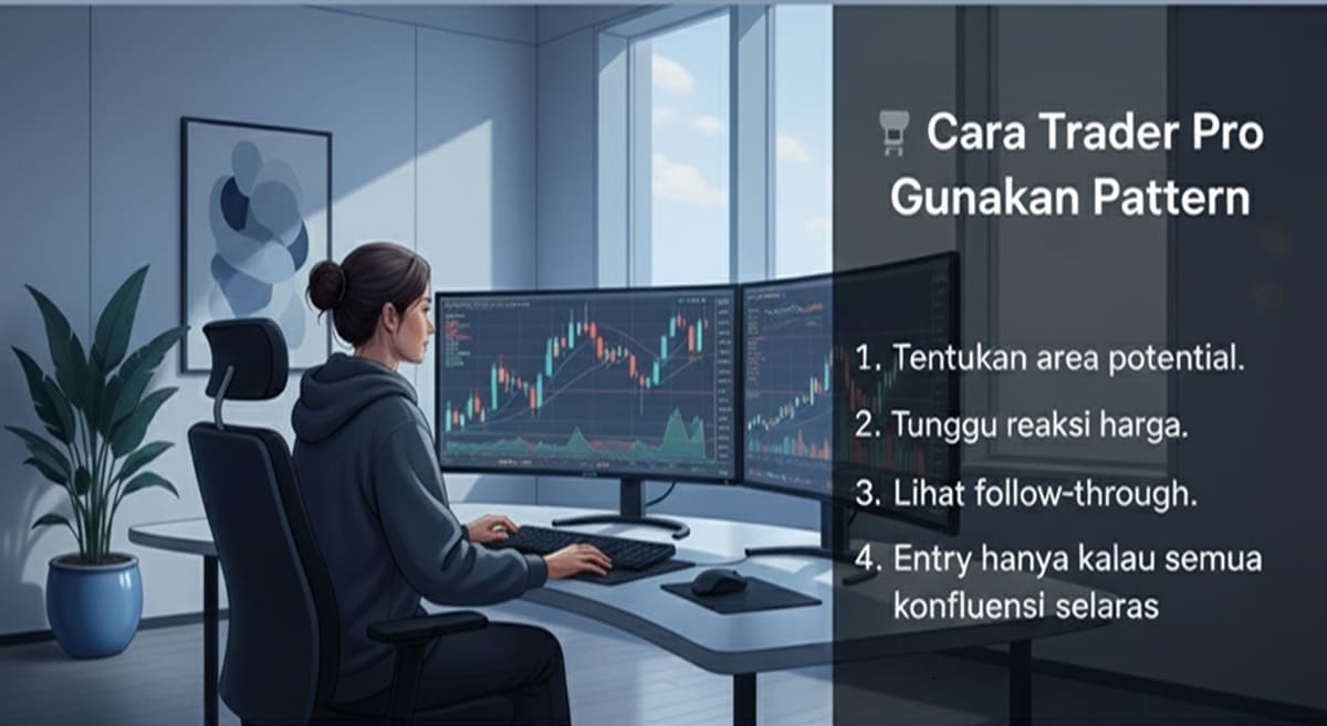 Cara trader pro menggunakan pattern