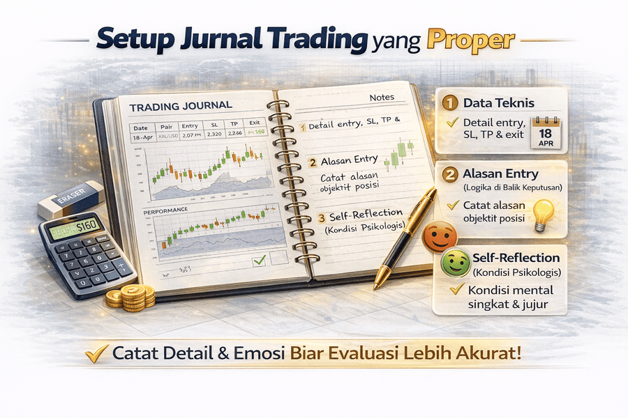 setup jurnal trading