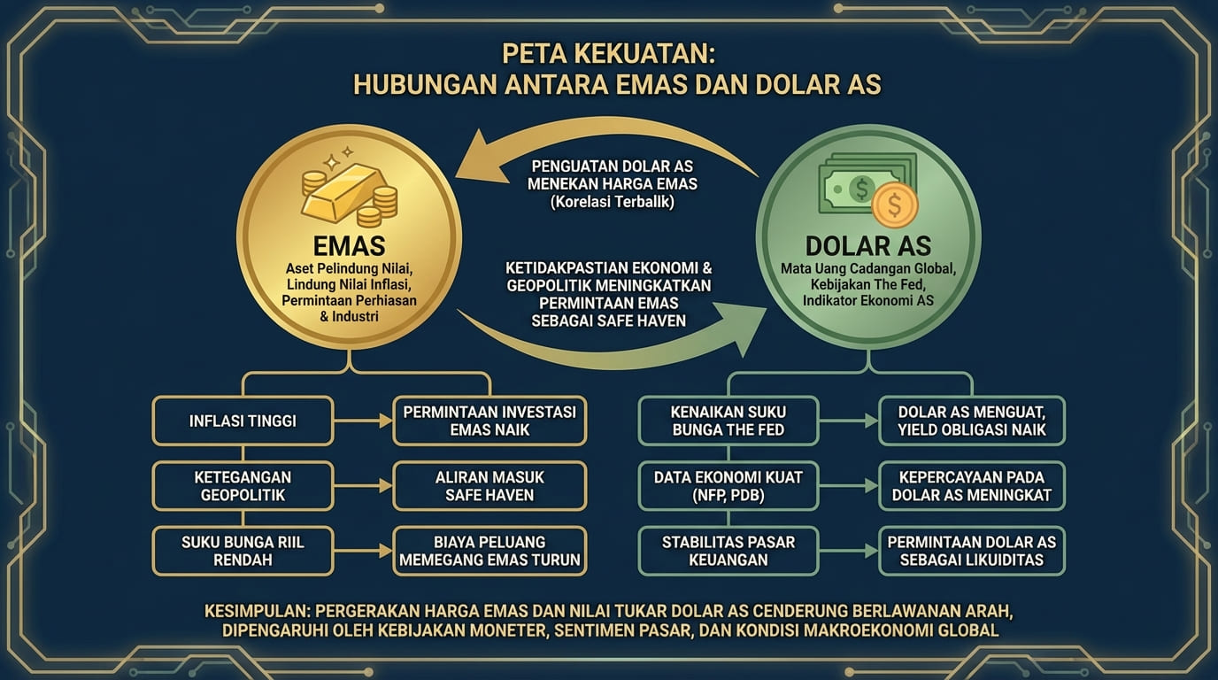Peta kekuatan emas