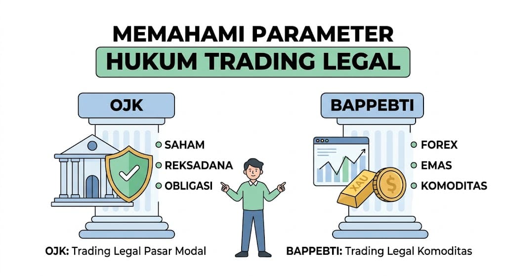 parameter hukum OJK dan BAPPEBTI