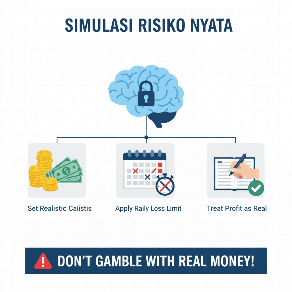 Simulasi Resiko pada akun real