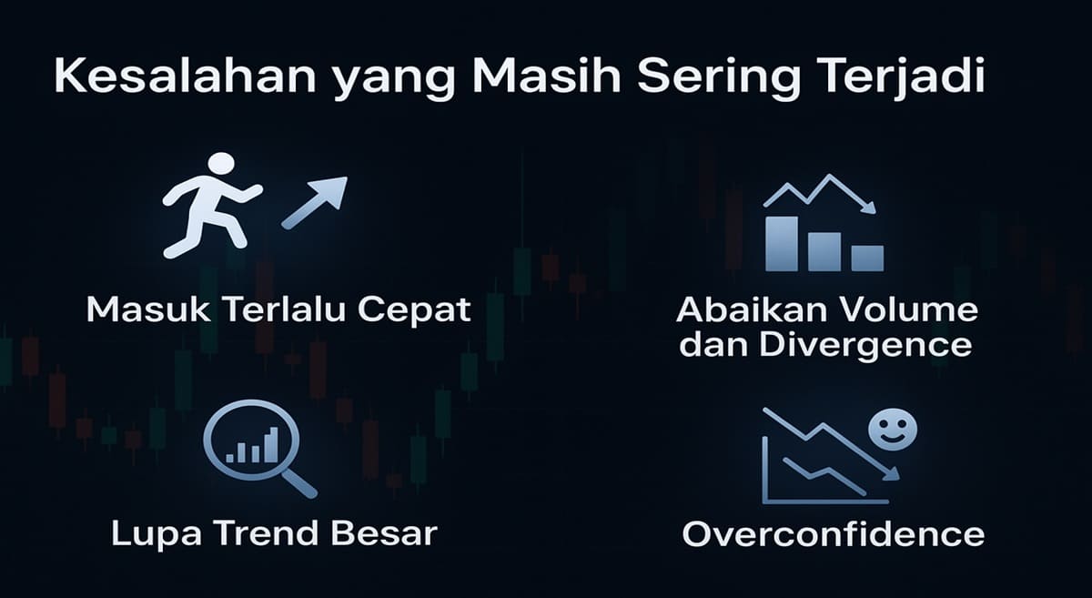 Kesalahan saat menggunakan Double Top