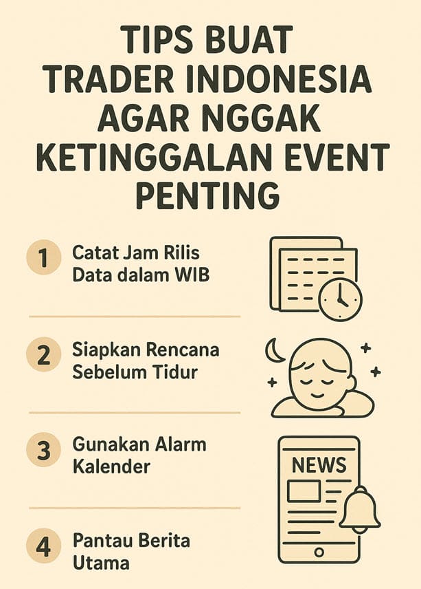 Tips Calender Ekonomi buat trader Indonesia